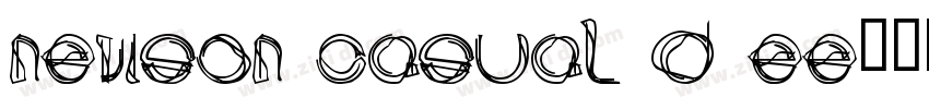 Nevison Casual D EE字体转换